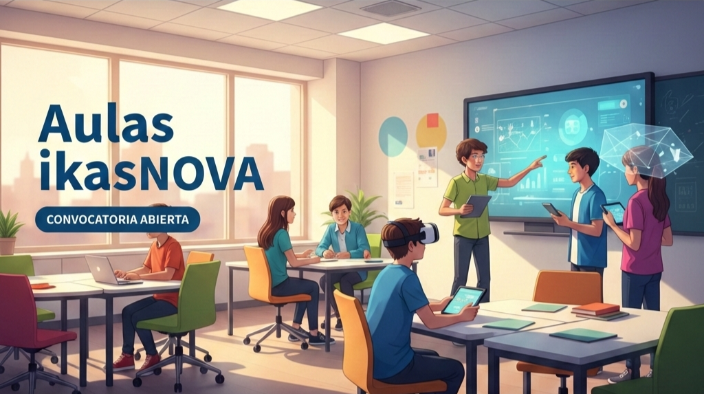 Nueva convocatoria de Aulas ikasNOVA